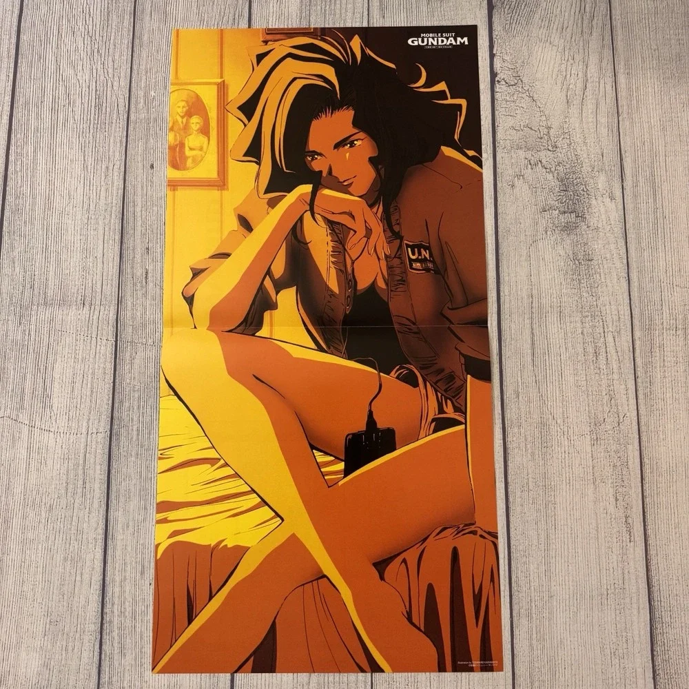 Mobile Suit Gundam 08th MS Team Karen Joshua Anime Poster Kawamoto Vintage